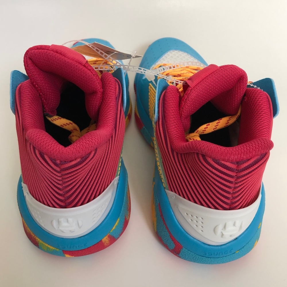Adidas Harden Stepback J FY2983 Cyan Solar Sz 6.5 - Picture 4 of 9